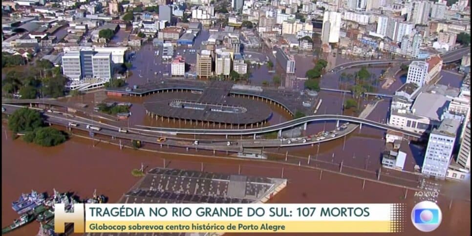 Tragédia no Rio Grande do Sul (Foto: Reprodução / Globo)