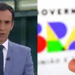 Tralli faz anúncio sobre o Bolsa Família (Foto: Reprodução/ Montagem TVFOCO)