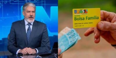 William Bonner / Bolsa Família - Montagem: TVFOCO