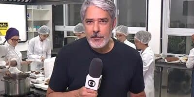 William Bonner comandou Jornal Nacional em cozinha no Rio Grande do Sul (Foto: Reprodução / Globo)