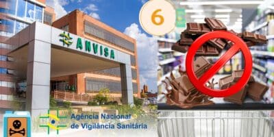 Fachada da Anvisa e 6 chocolates (Foto: Reprodução / Canva / Montagem TV Foco)