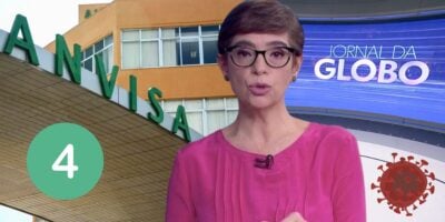 Renata Lo Prete e Anvisa (Foto: Reprodução / Gov / Globo)