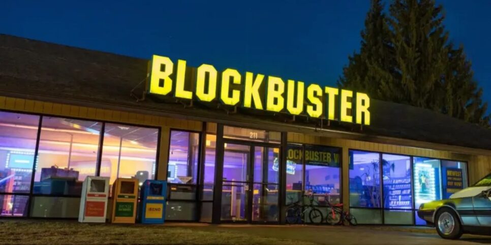 Blockbuster surgiu na década de 1980 e se tornou uma potência mundial (Reprodução: Internet)