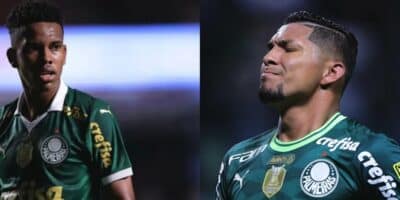 Estêvão e Rony, craques do Palmeiras - Foto: Montagem