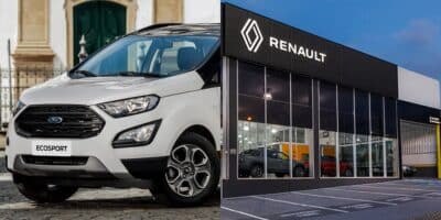 Ford Ecosport chegará para bater de frente com a Renault (Reprodução: Montagem TV Foco)