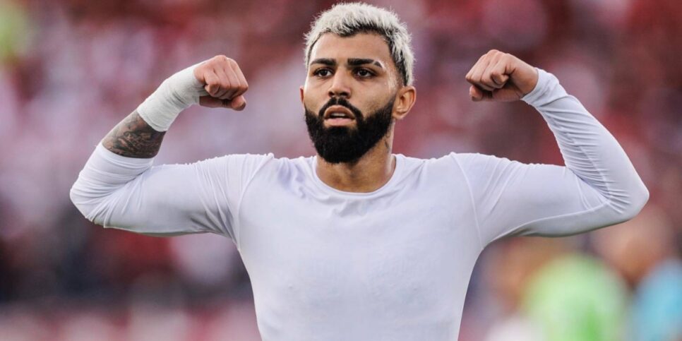 Gabigol arma adeus no Flamengo pra vestir branco - (Foto: Reprodução / Internet)