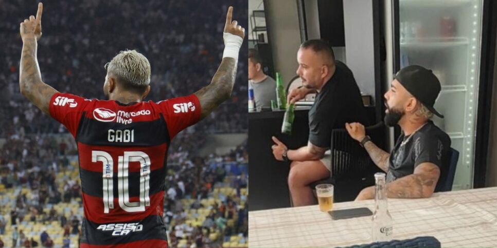 Gabigol perde camisa 10 no Flamengo ao ser visto vestindo camisa do Corinthians - (Foto: Reprodução / Internet)