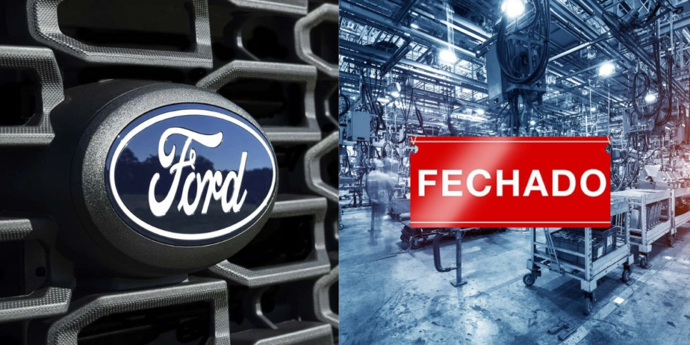Carro da Ford e logo de fechado- montagem: TV Foco