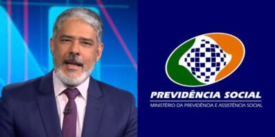 Jornal Nacional deu notícia sobre o INSS (Foto: Reprodução / TV Globo)