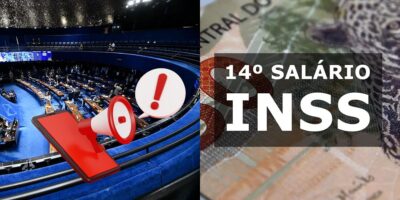 Alerta do Senado sobre real situação do 14 salário do INSS (Reprodução: Montagem TV Foco)