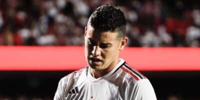 James Rodriguez não vem atuando com a camisa do São Paulo (Reprodução: Internet)