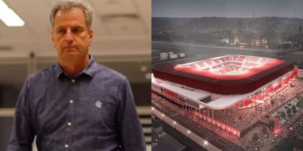 Rodolfo Landim projeta construção de estádio do Flamengo - (Foto: Reprodução / Internet)