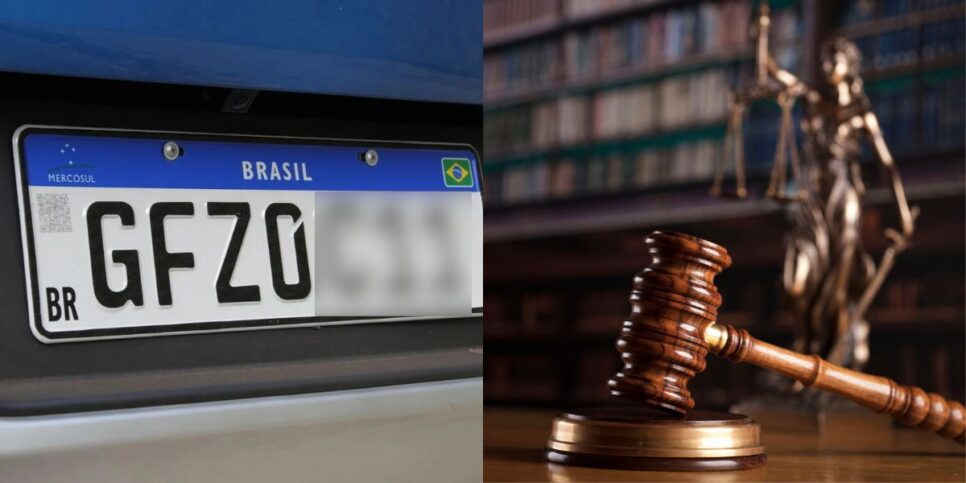 Uma nova lei anunciada atinge em cheio as placas dos carros no Brasil (Reprodução: Montagem TV Foco)