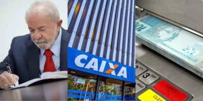 Comunicado da Caixa e nova lei de Lula atingindo a poupança - Foto: Montagem