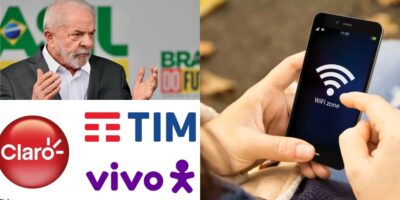 Imagem do post Fim do pagamento na Claro, Tim e Vivo: Nova lei de Lula chega para garantir internet DE GRAÇA à lista de CPFs brasileiros
