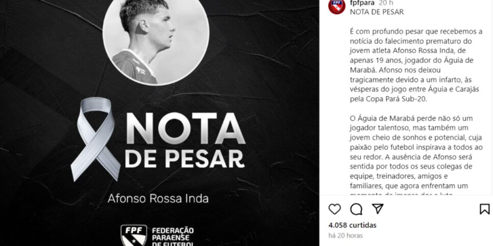 Nota oficial da Federação Paranaense de Futebol - (Foto: Reprodução / Internet)