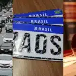 Nova lei das placas é aprovada atingindo carros e motos - Foto: Montagem