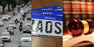 Nova lei das placas é aprovada atingindo carros e motos - Foto: Montagem