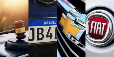 Nova lei das placas acaba de ser anunciada e vai depenar carros da Fiat, Chevrolet - Foto: Montagem