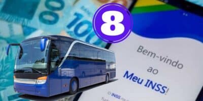 Ônibus de graça para idosos e aplicativo Meu INSS (Foto: Reprodução / Canva)