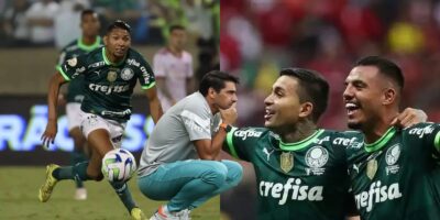 Queridinho de Abel pode deixar o Palmeiras junto com Rony (Reprodução: Montagem TV Foco)