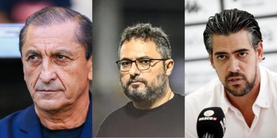 Ramón Díaz, Alexandre Mattos e Paulo Bracks foram demitidos do Vasco - (Foto: Reprodução / Internet)