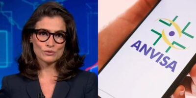 No Jornal Nacional, Renata Vasconcellos expôs proibição da Anvisa (Foto: Divulgação)