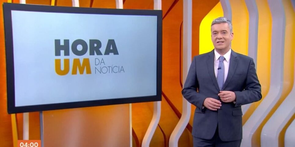 Roberto Kovalick comanda todas as manhãs o Hora 1 na Globo (Reprodução: Globo)