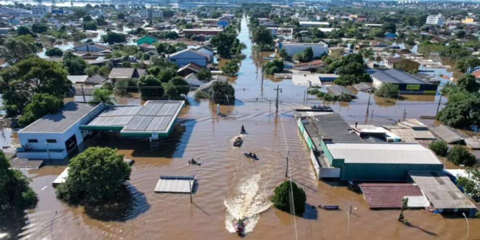 Situação do Rio Grande do Sul foi a pior da história (Reprodução: Gustavo Mansur/ Palácio Piratini)