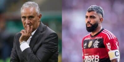 Gabigol e Tite no Flamengo - Foto: Internet