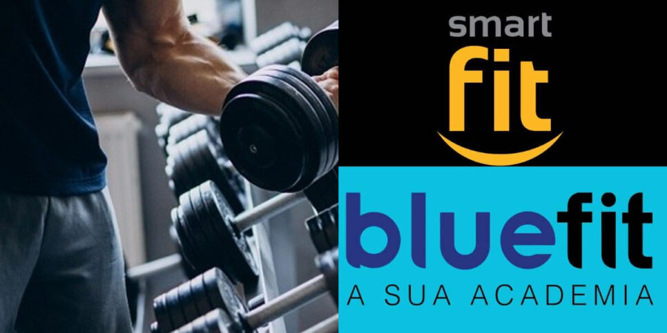 Academia - Bluefit e Smartfit (Foto: Reprodução, Montagem - TV Foco)