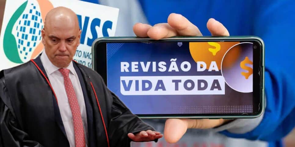 Alexandre de Moraes , STF - Revisão da Vida Toda do INSS (Foto: Reprodução, Montagem - TV Foco)