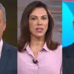 Ana Paula, Bonner e Kovalick na Globo - Falência de empresa (Foto: Reprodução - Globo)