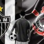 Atlético-MG e Corinthians com jogador - Foto Reprodução Internet