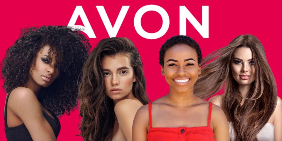 Avon e mulher com cabelos saudáveis (Fotos: Reproduções / Instagram / Canva)