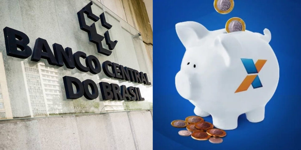 Banco Central - Poupança Caixa (Foto: Reprodução, Montagem - TV Foco)