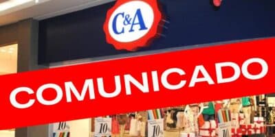 O fim de serviço vital da C&A e comunicado (Foto: Internet)