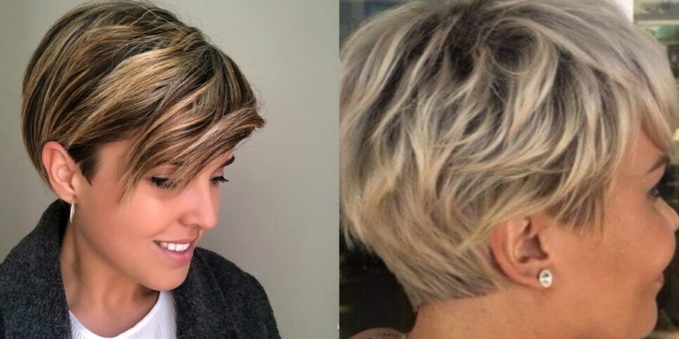 Cabelo Pixie com Mechas Loiras (Foto: Reprodução/ Internet)