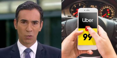 César Tralli / Uber e 99 - Montagem: TVFOCO