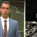 César Tralli no Jornal Hoje, imagem de luto e destroços de avião (Fotos: Reproduções / Globo / Canva) 