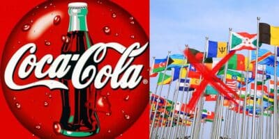 Coca-Cola e países do mundo - Foto Reprodução Internet