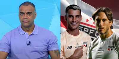 Denílson - Jogo Aberto - Ferreirinha e Zubeldía do São Paulo (Foto: Reprodução, Montagem - TV Foco)