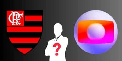 Escudo Flamengo e logo da Globo (Foto - Montagem TV foco)