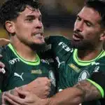 Marcos Pin/AFP -
Gustavo Gómez e Luan completaram 100 jogos como dupla titular da zaga do Palmeiras