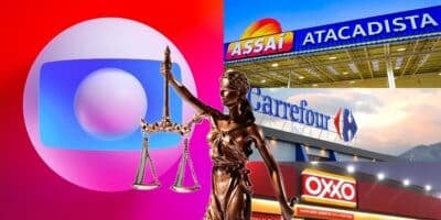 Globo - Lei - Assaí, Carrefour, Oxxo (Foto: Reprodução, Montagem - TV Foco)