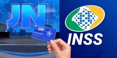 Jornal Nacional - INSS - CPF (Foto: Reprodução, Montagem - TV Foco)