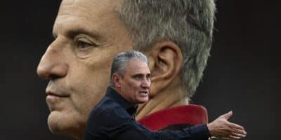 Landim e Tite - Flamengo (Foto: Montagem - TV Foco)