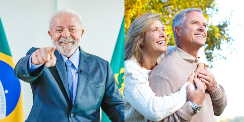 Lula e idosos em festa - Foto: Reprodução - Internet