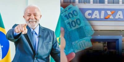 Lula e pagamentos na Caixa - Foto Reprodução Internet