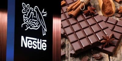 Nestlé e chocolate (Fotos: Reproduções / Reuters / Canva)